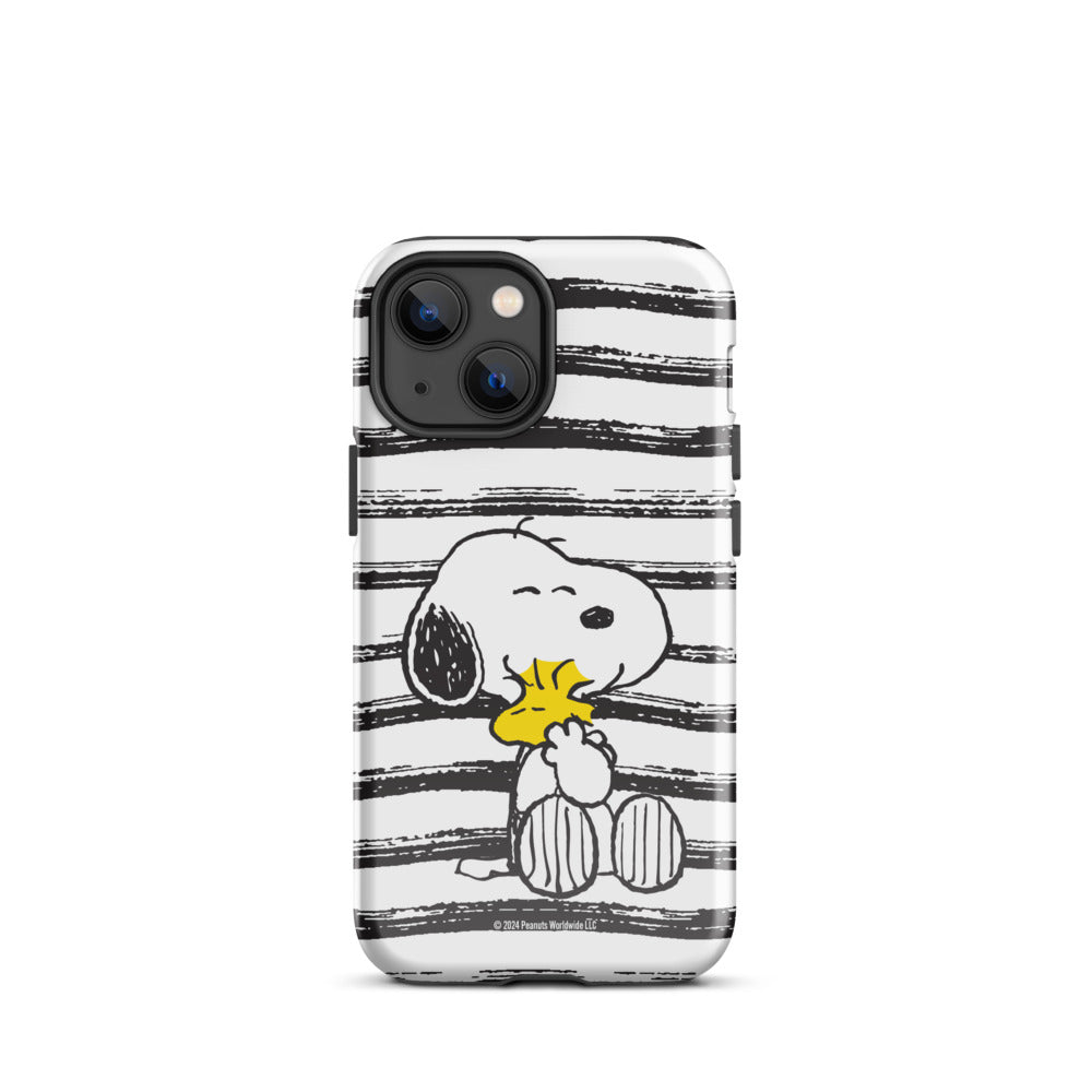 Peanuts Snoopy And Woodstock Hug iPhone Case