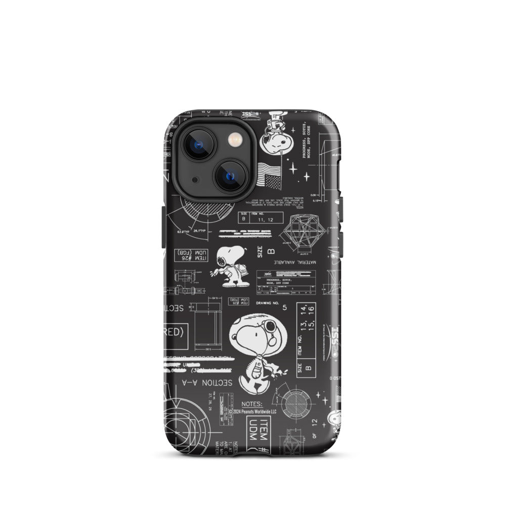 Peanuts Snoopy Space iPhone Case