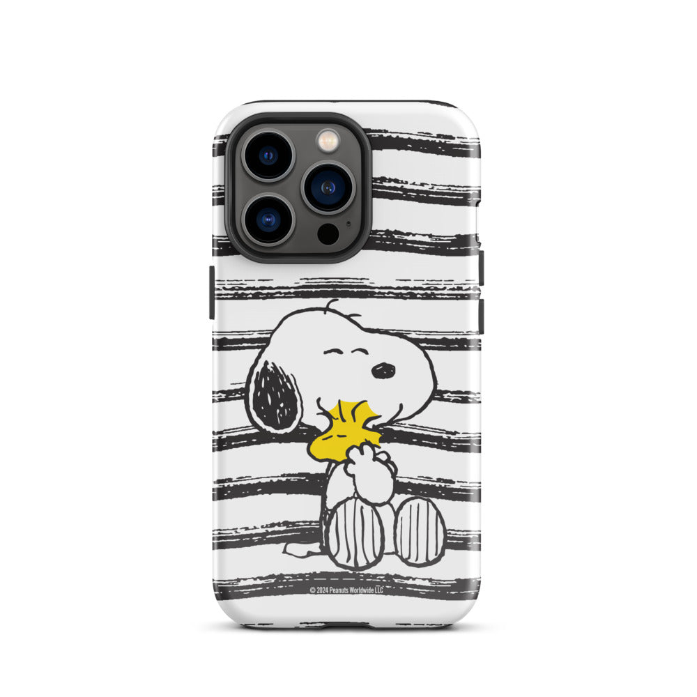 Peanuts Snoopy And Woodstock Hug iPhone Case