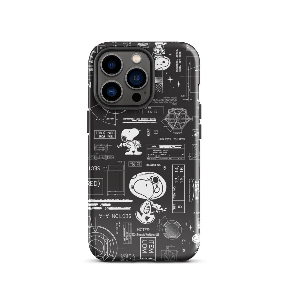 Peanuts Snoopy Space iPhone Case