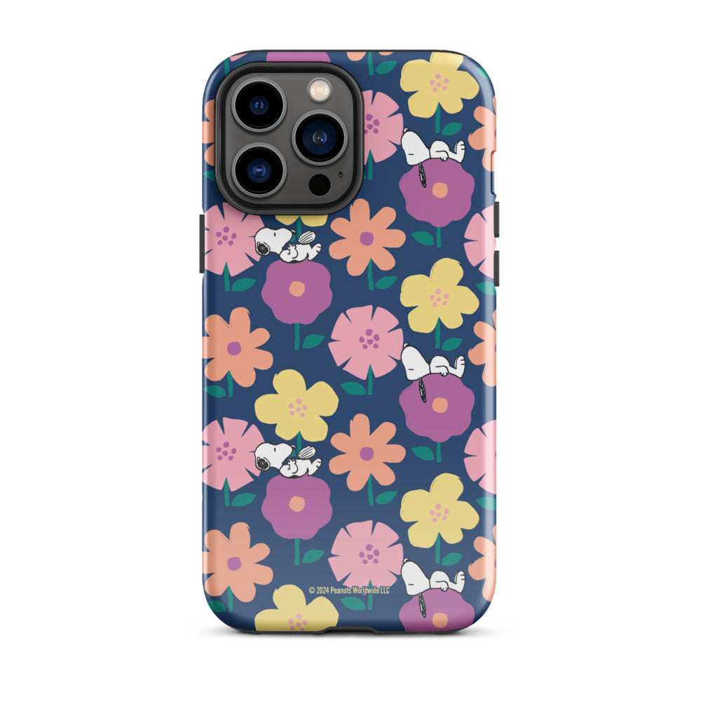 Peanuts Snoopy Floral iPhone Case