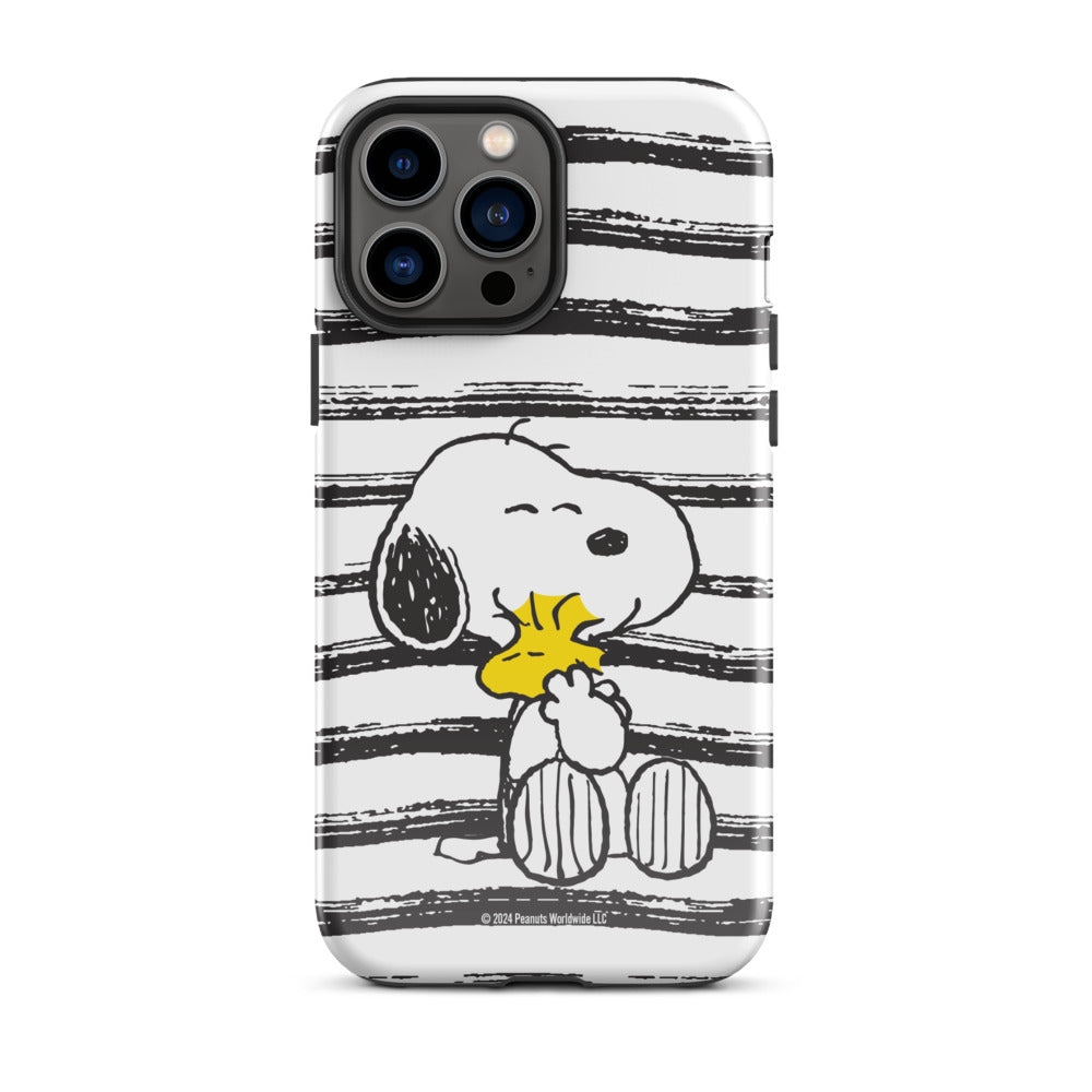 Peanuts Snoopy And Woodstock Hug iPhone Case