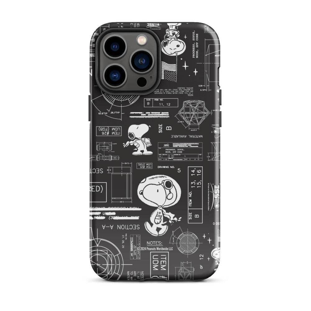 Peanuts Snoopy Space iPhone Case