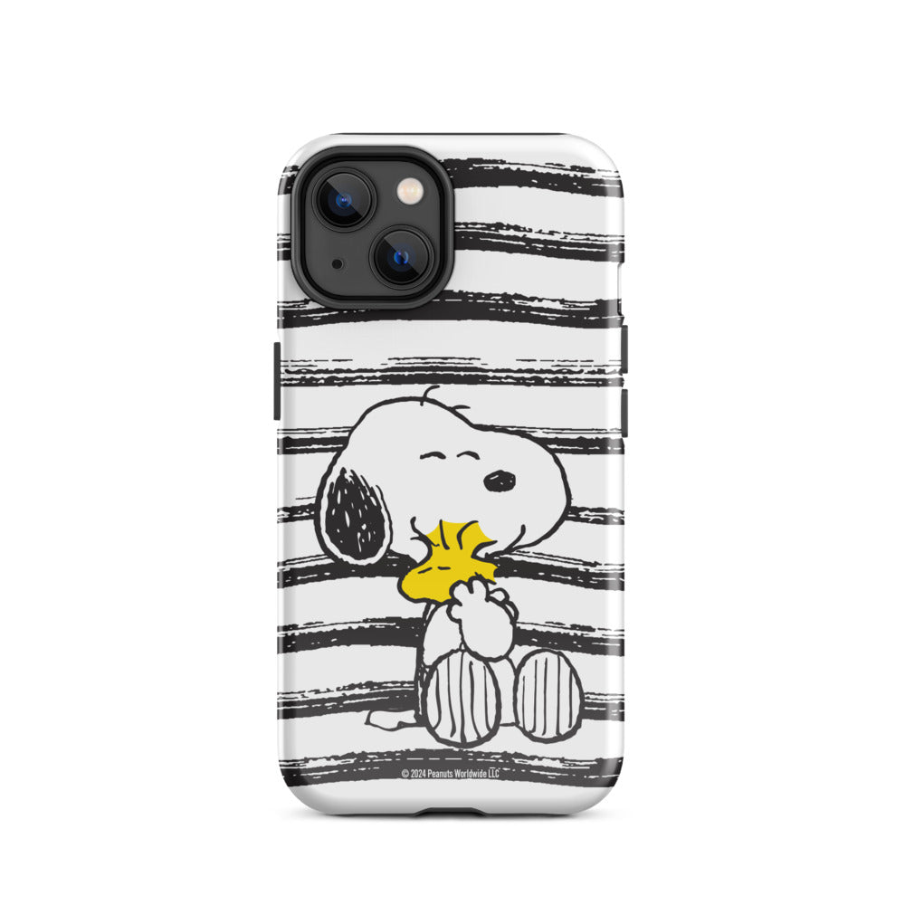 Peanuts Snoopy And Woodstock Hug iPhone Case