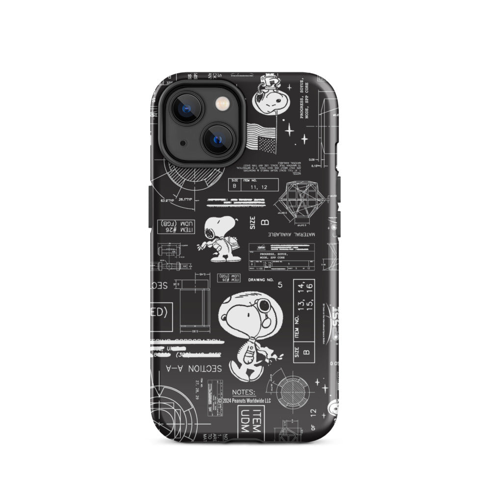 Peanuts Snoopy Space iPhone Case