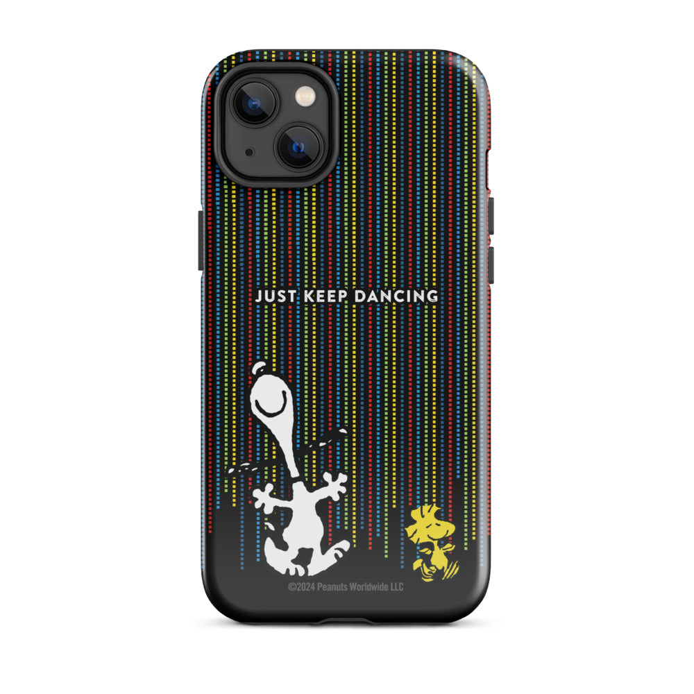 Peanuts Just Keep Dancing iPhone Case