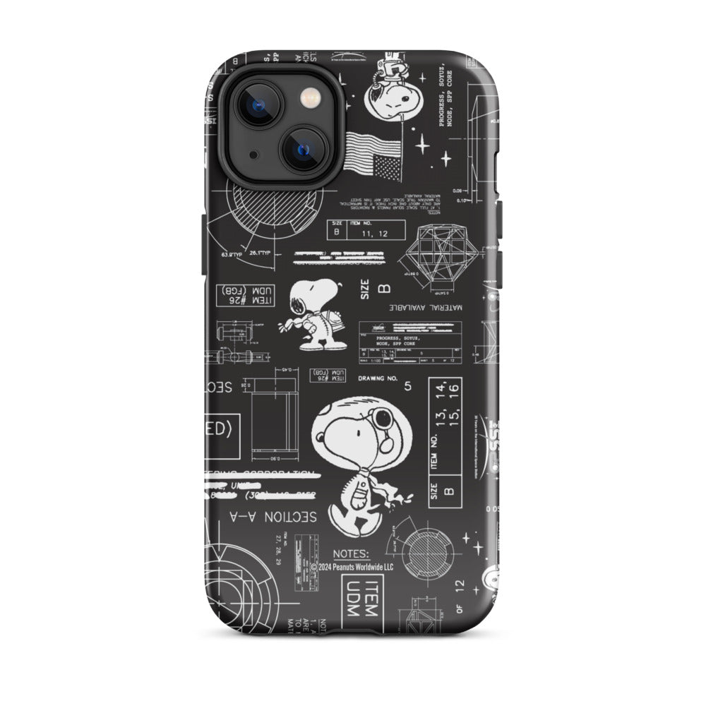 Peanuts Snoopy Space iPhone Case