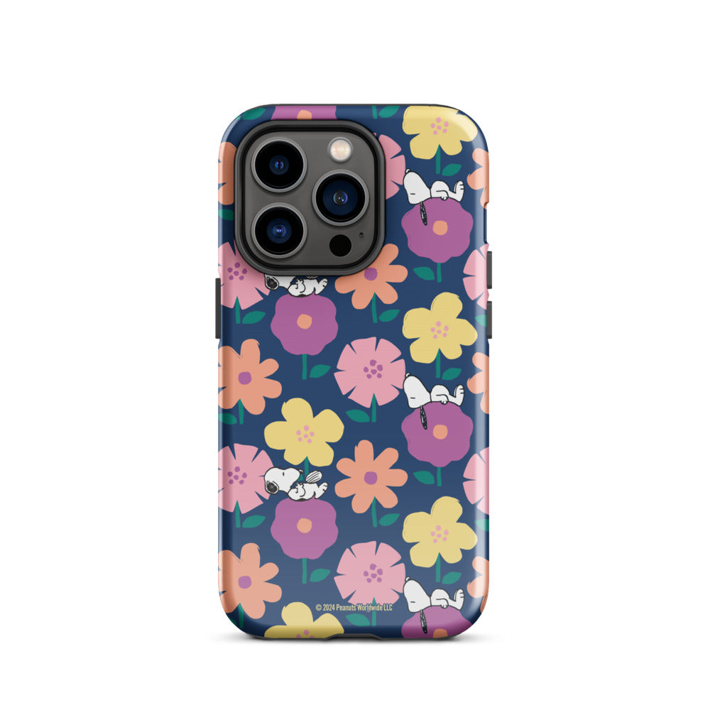 Peanuts Snoopy Floral iPhone Case