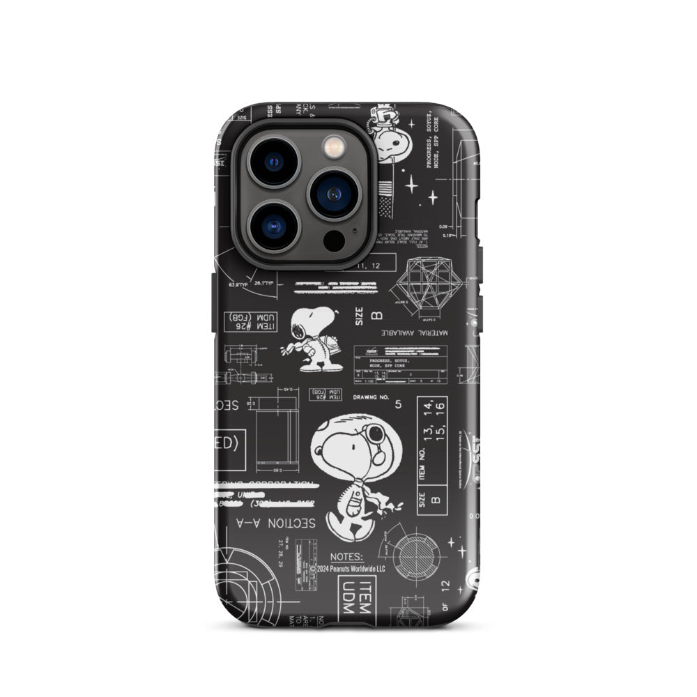 Peanuts Snoopy Space iPhone Case