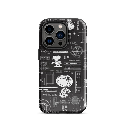 Peanuts Snoopy Space iPhone Case-39