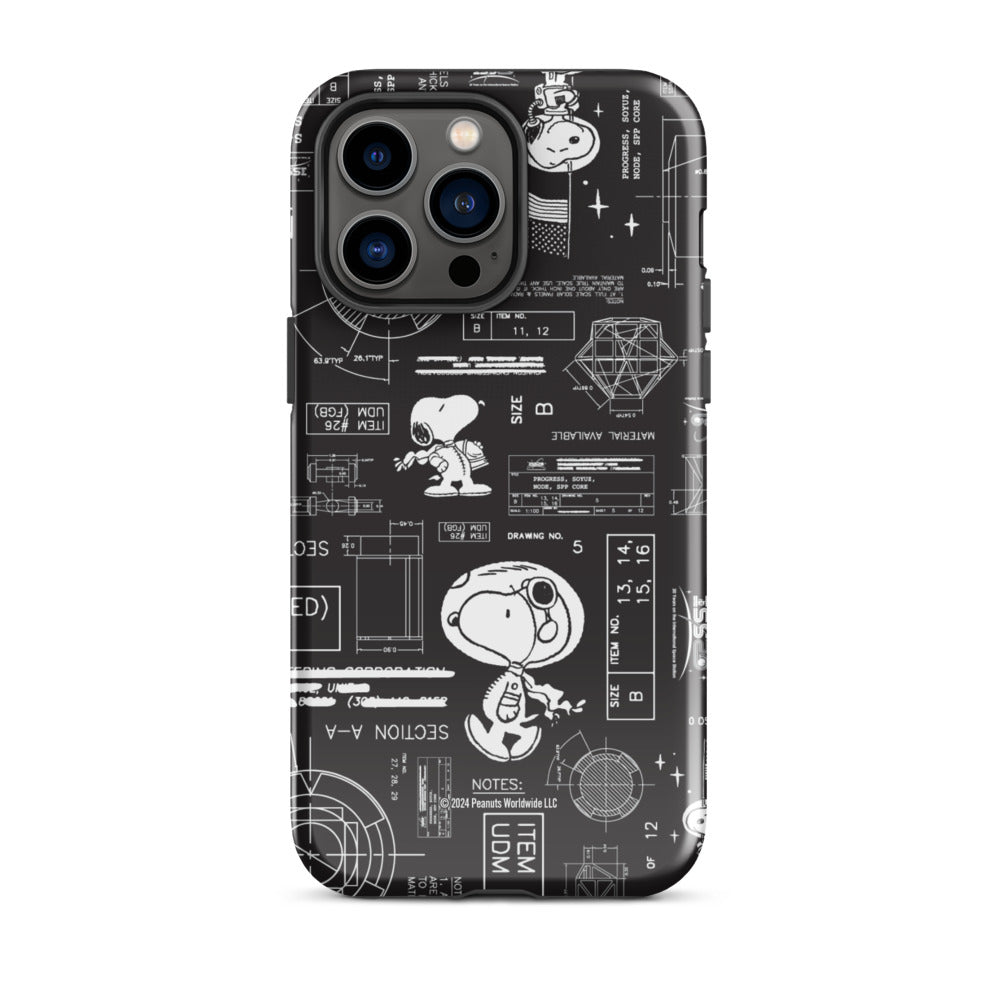 Peanuts Snoopy Space iPhone Case