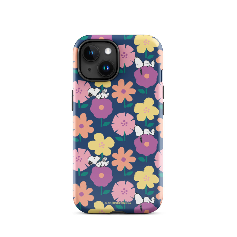 Peanuts Snoopy Floral iPhone Case