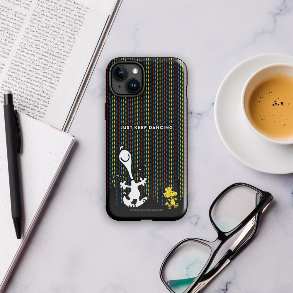 Peanuts Just Keep Dancing iPhone Case