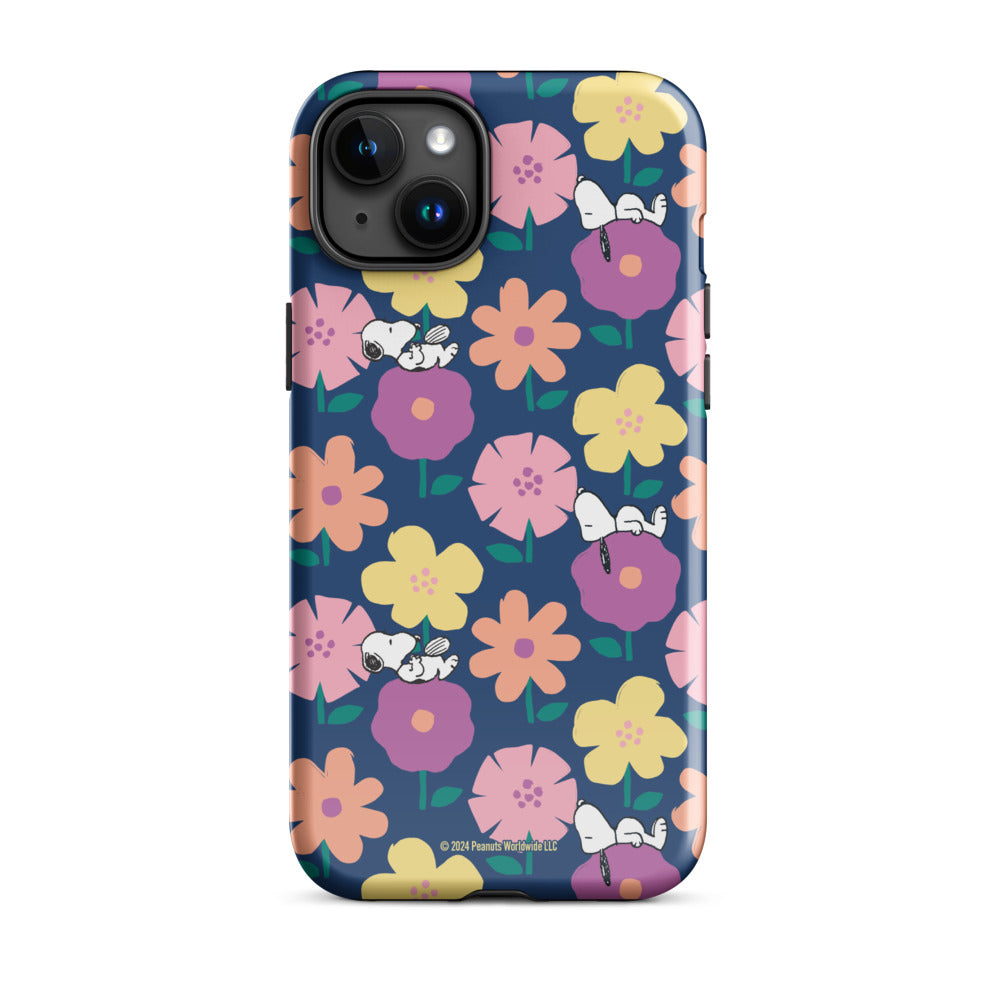 Peanuts Snoopy Floral iPhone Case