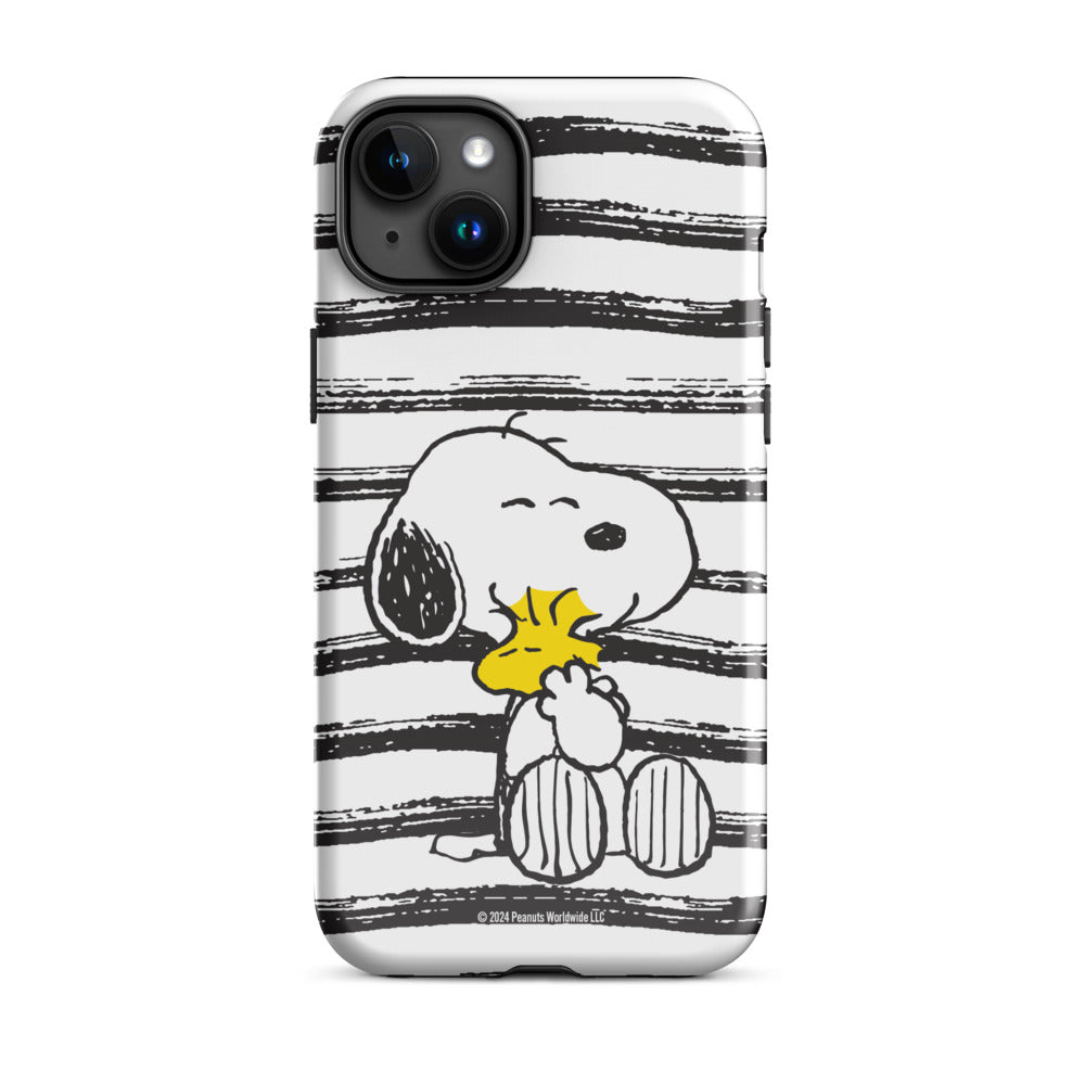 Peanuts Snoopy And Woodstock Hug iPhone Case