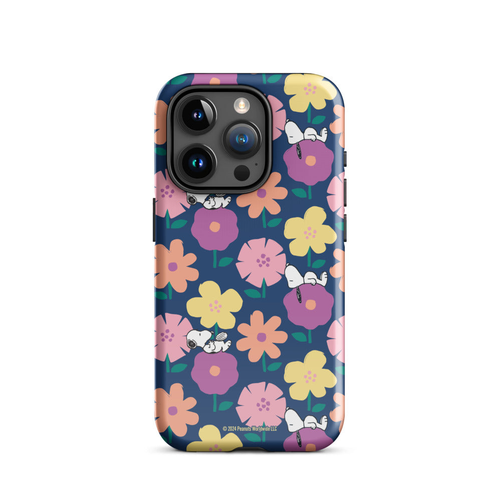 Peanuts Snoopy Floral iPhone Case