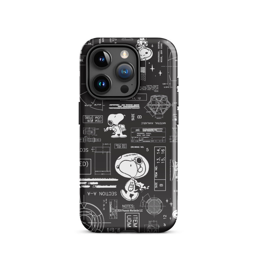 Peanuts Snoopy Space iPhone Case