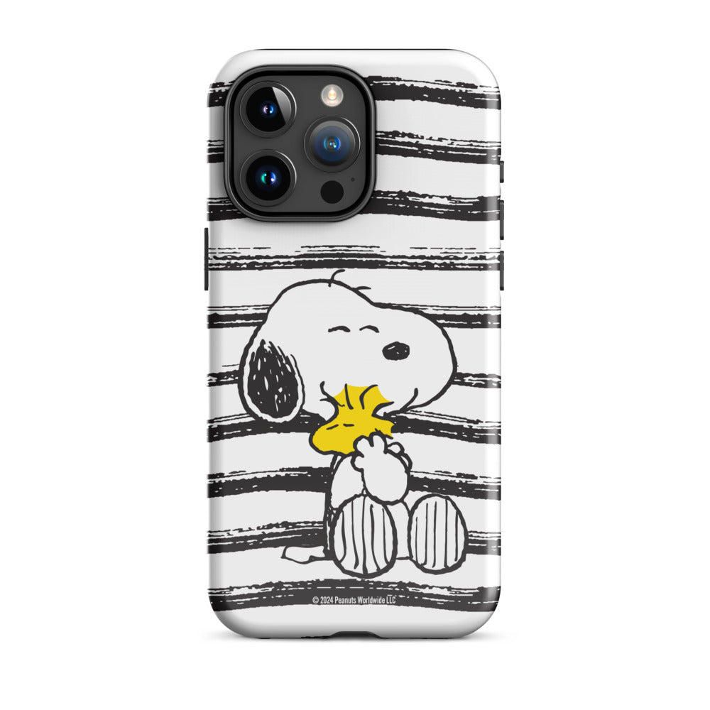 Peanuts Snoopy And Woodstock Hug iPhone Case