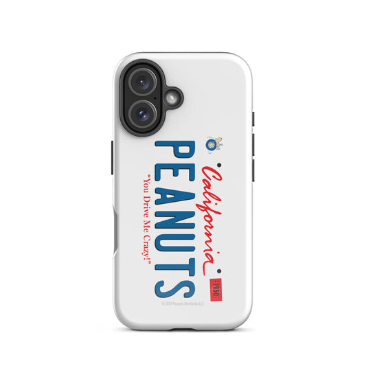 Peanuts License Plate iPhone Case-57