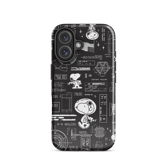Peanuts Snoopy Space iPhone Case-57