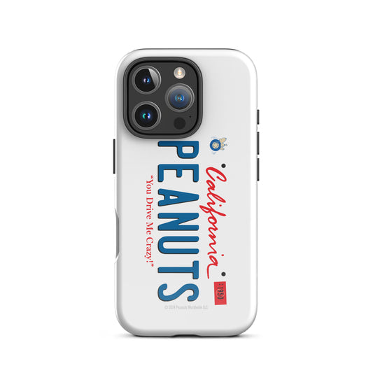 Peanuts License Plate iPhone Case-59