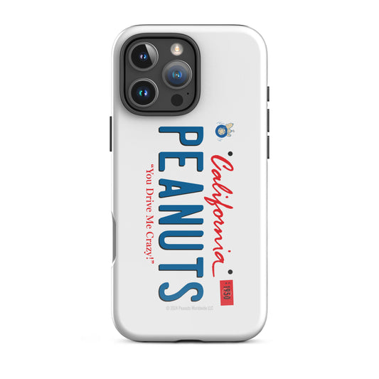 Peanuts License Plate iPhone Case-60