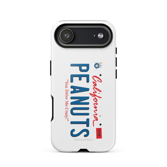 Peanuts License Plate iPhone Case-62
