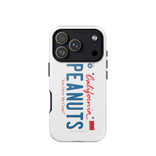 Peanuts License Plate iPhone Case-63
