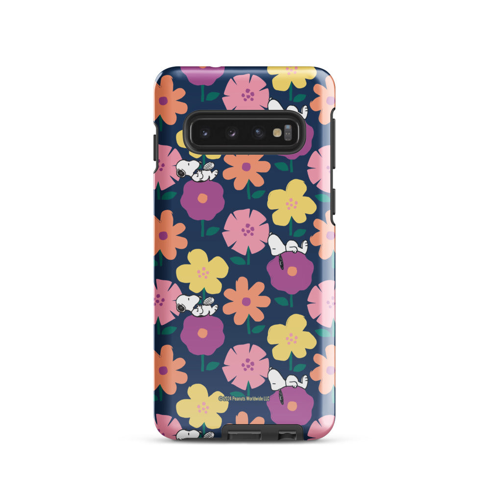 Peanuts Snoopy Floral Samsung Case