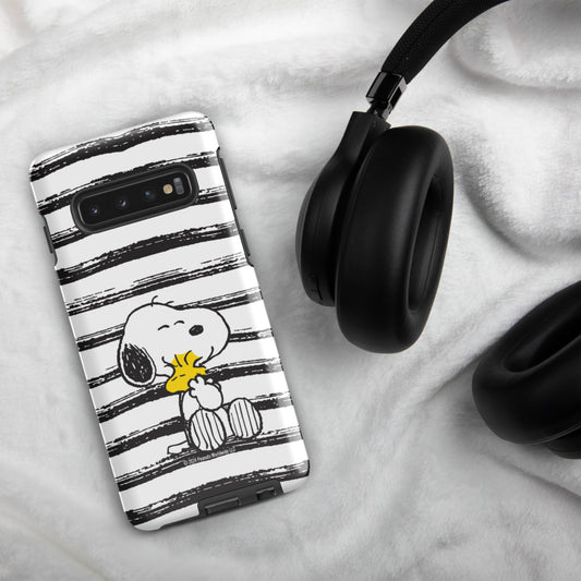 Peanuts Snoopy And Woodstock Hug Samsung Case-1