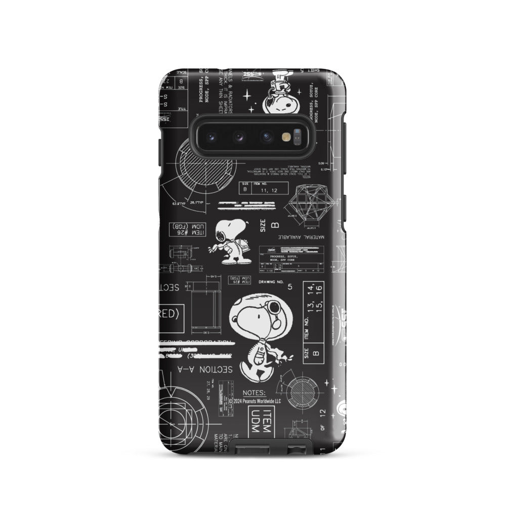 Peanuts Snoopy Space Samsung Case