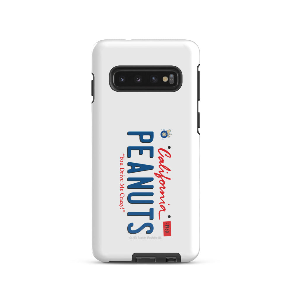 Peanuts License Plate Samsung Case