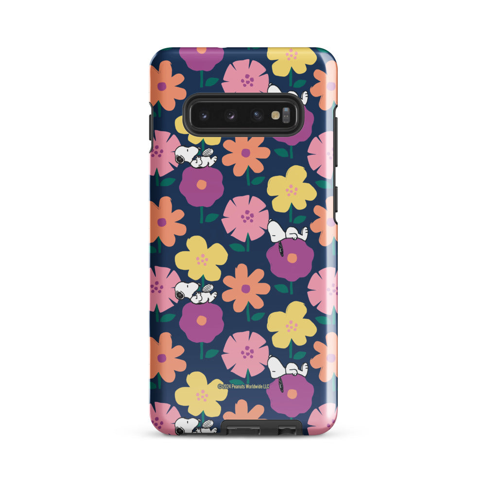 Peanuts Snoopy Floral Samsung Case