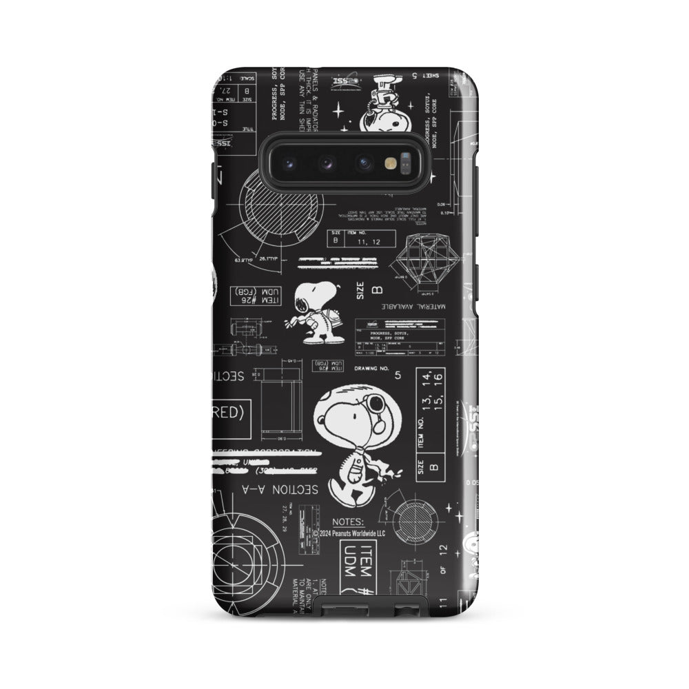 Peanuts Snoopy Space Samsung Case