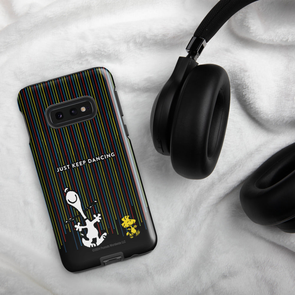 Peanuts Just Keep Dancing Samsung Phone Case