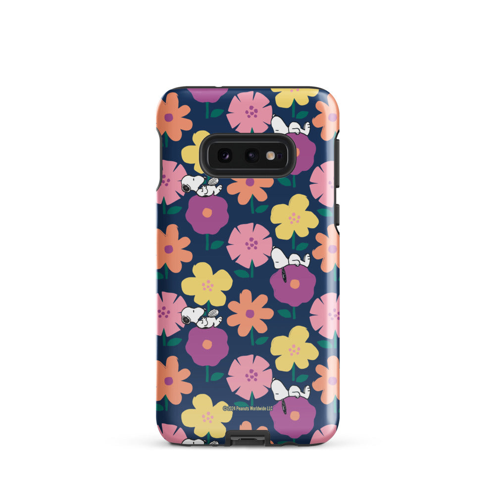 Peanuts Snoopy Floral Samsung Case