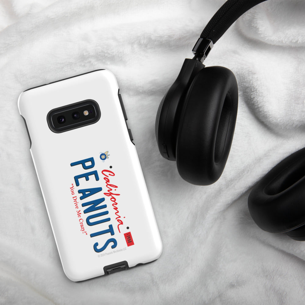 Peanuts License Plate Samsung Case