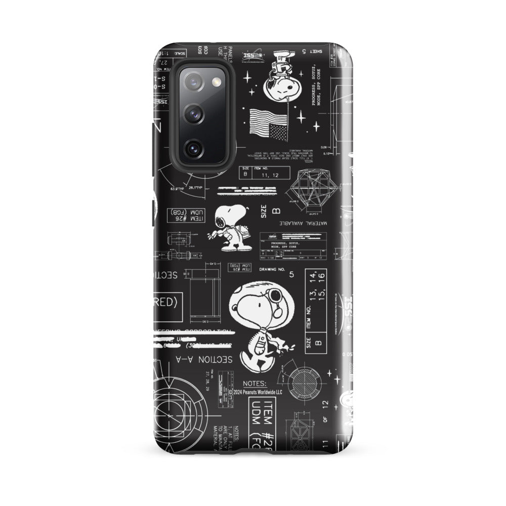 Peanuts Snoopy Space Samsung Case