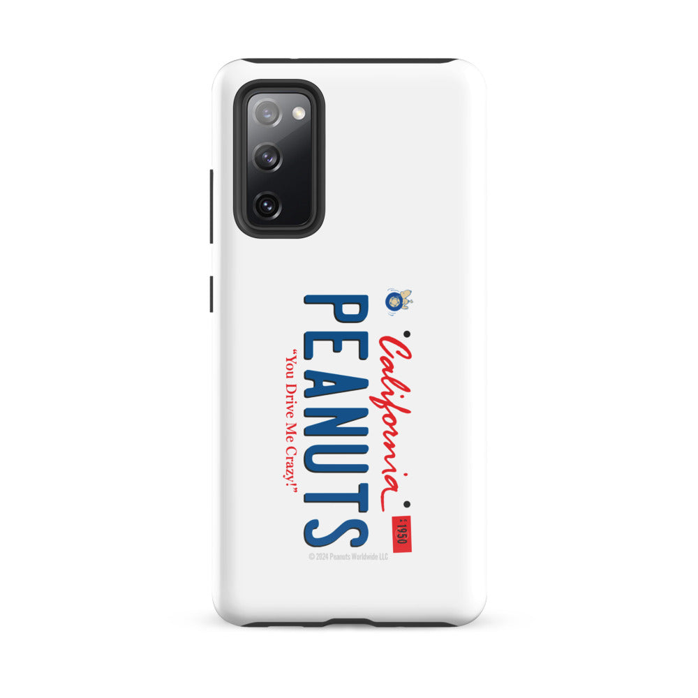 Peanuts License Plate Samsung Case