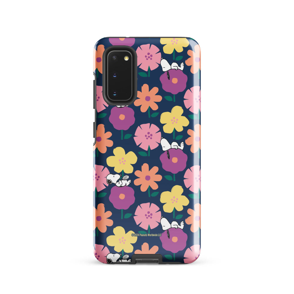 Peanuts Snoopy Floral Samsung Case