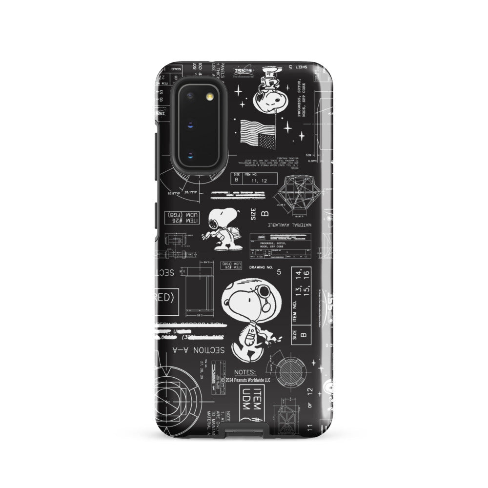 Peanuts Snoopy Space Samsung Case