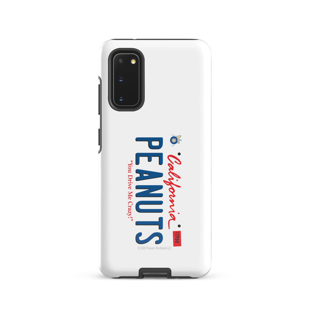 Peanuts License Plate Samsung Case