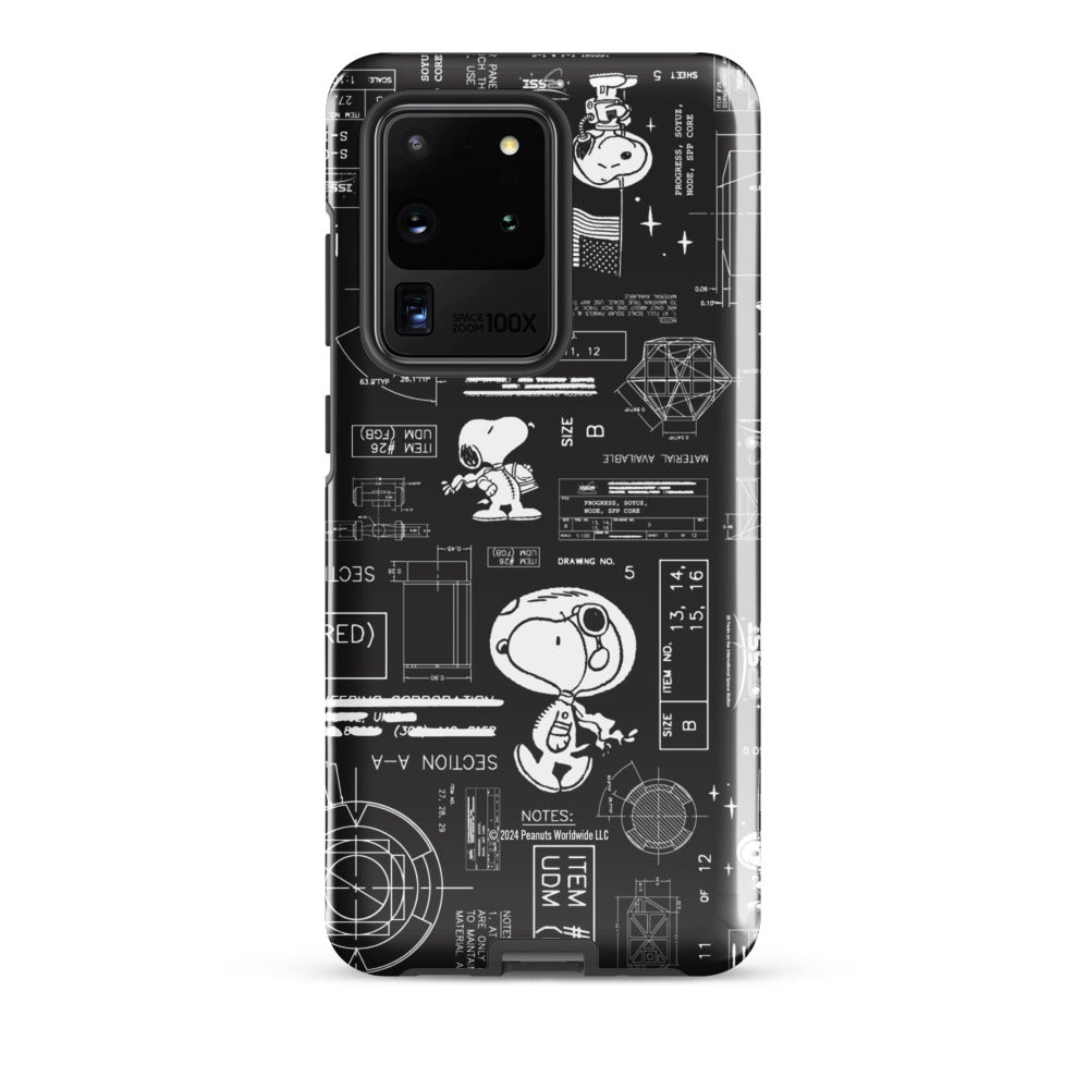 Peanuts Snoopy Space Samsung Case