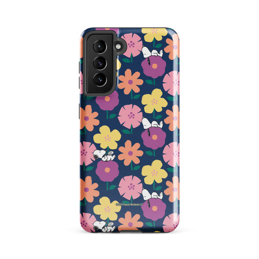 Peanuts Snoopy Floral Samsung Case-30