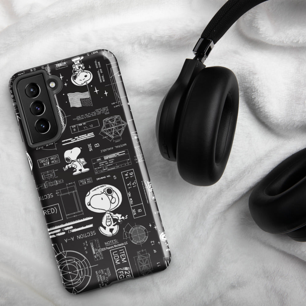 Peanuts Snoopy Space Samsung Case