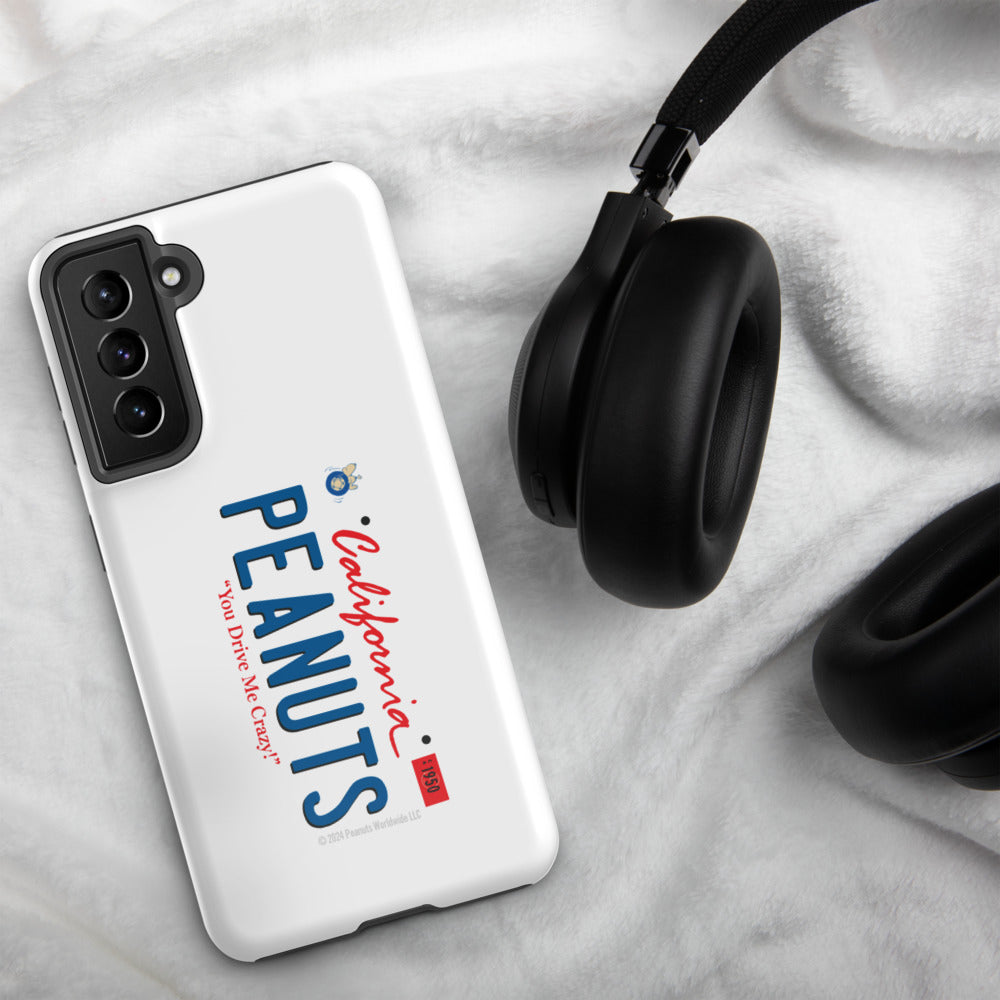 Peanuts License Plate Samsung Case