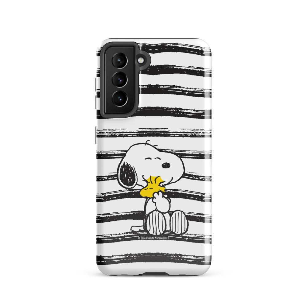 Peanuts Snoopy And Woodstock Hug Samsung Case