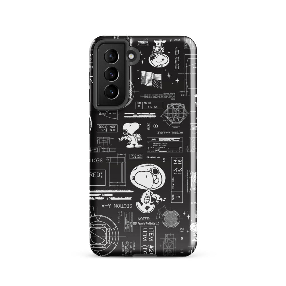 Peanuts Snoopy Space Samsung Case