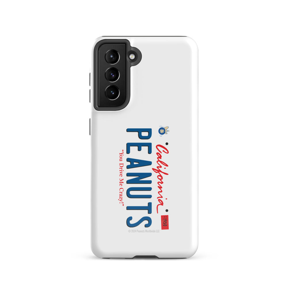 Peanuts License Plate Samsung Case