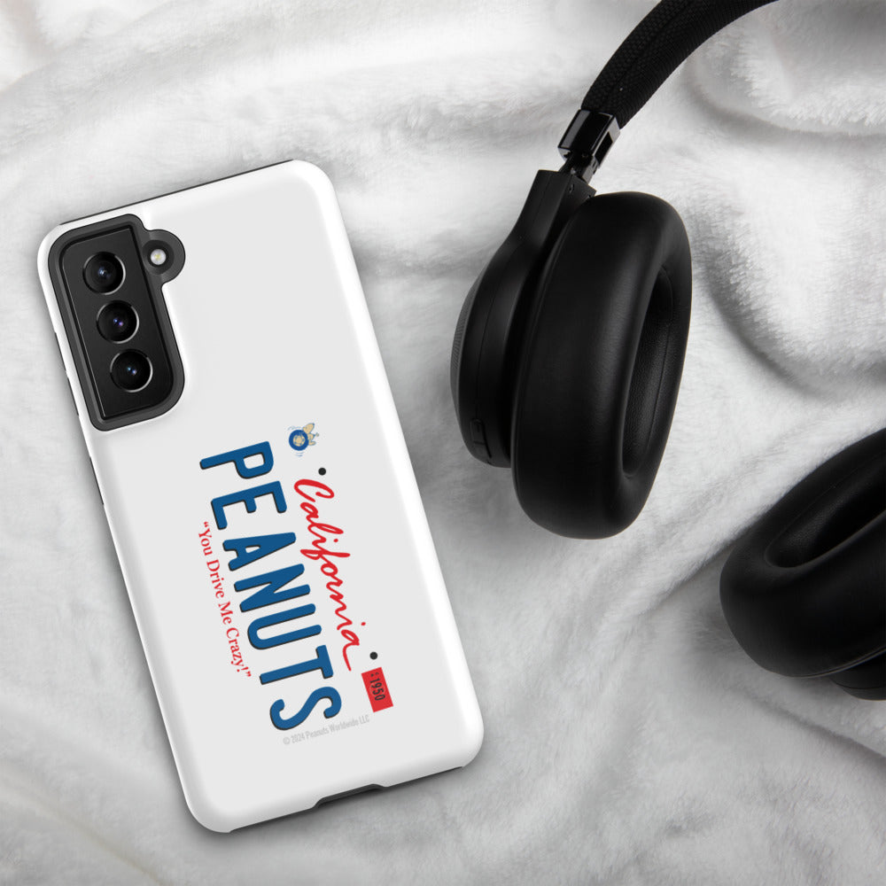 Peanuts License Plate Samsung Case